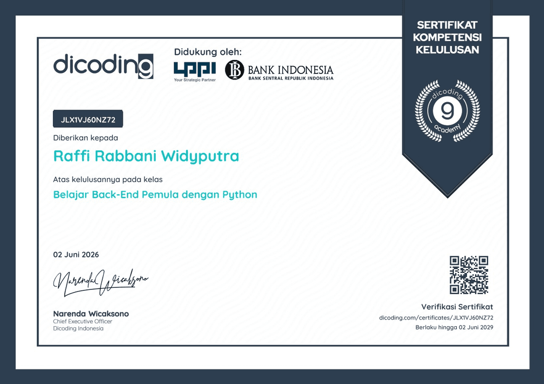 Belajar Back-End Pemula dengan Python
