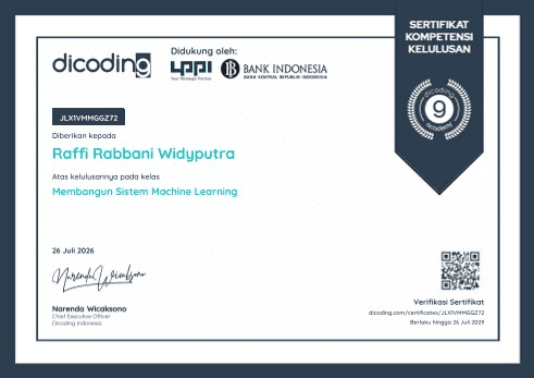 Membangun Sistem Machine Learning