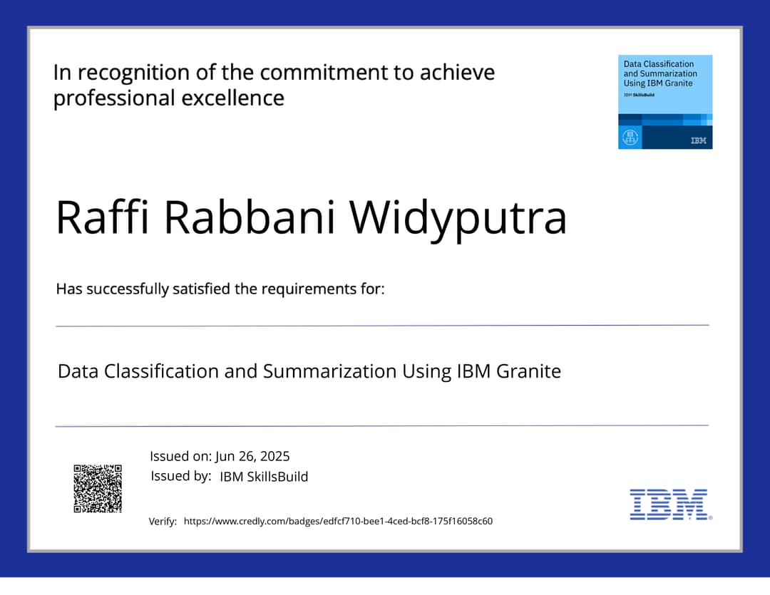 Data Classification and Summarization Using IBM Granite