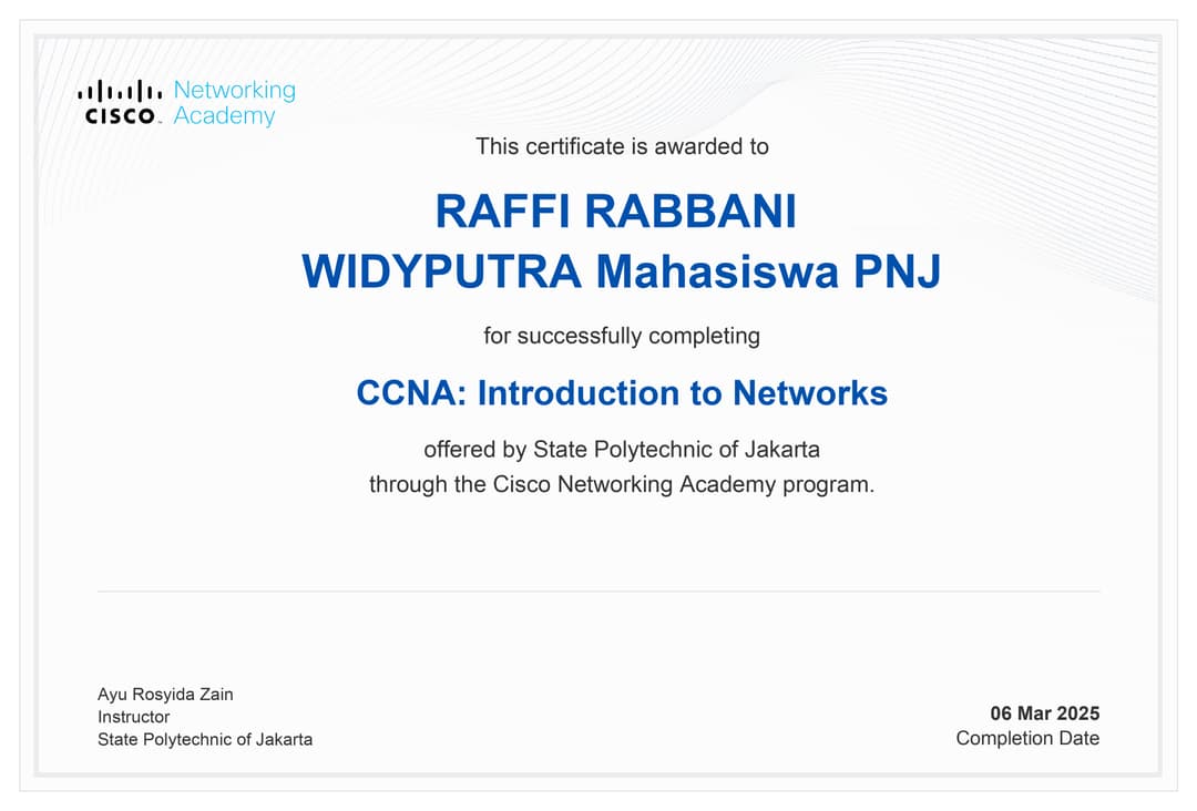 CCNA: Introduction to Networks
