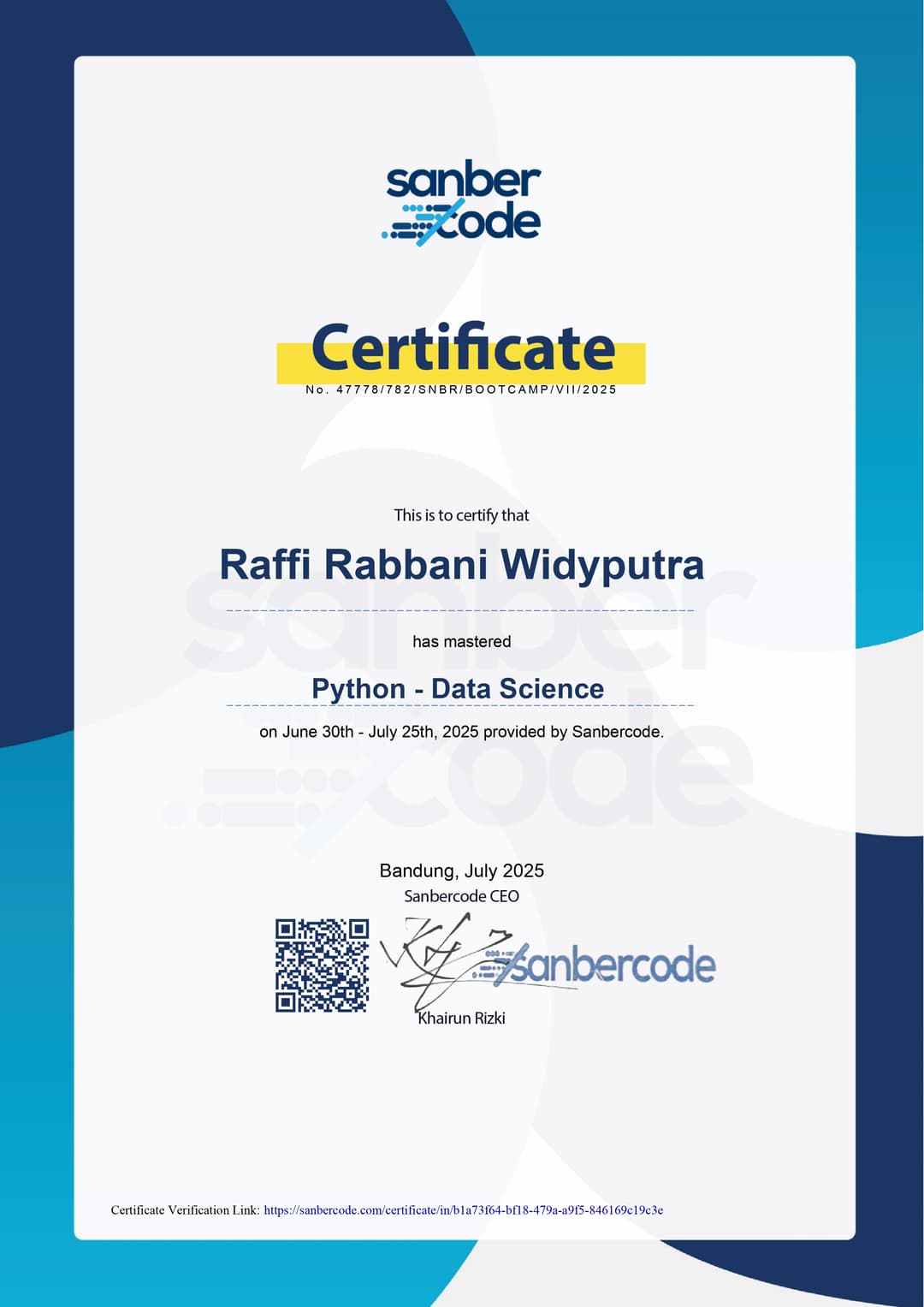 Python - Data Science Bootcamp
