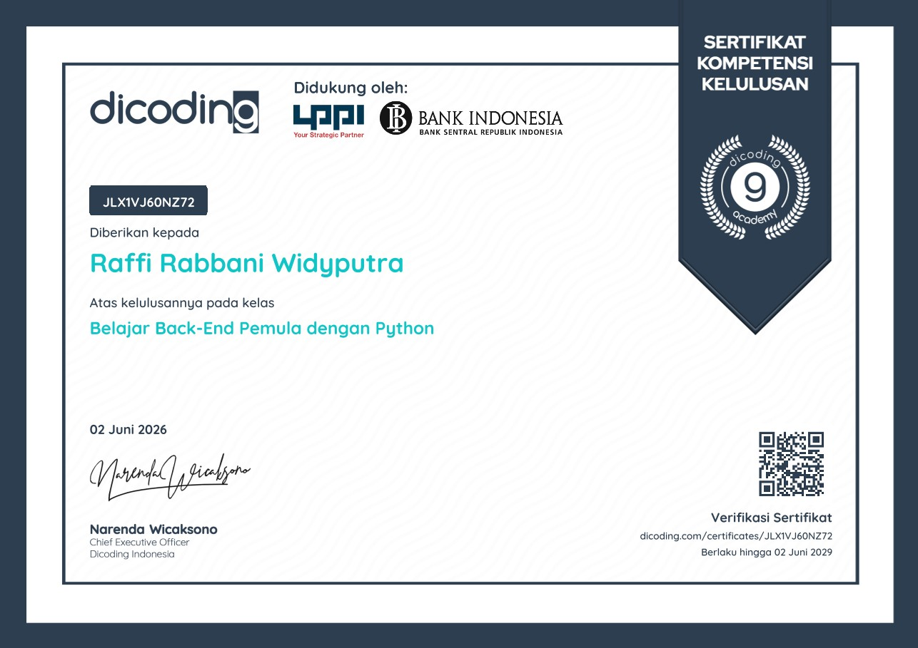 Belajar Back-End Pemula dengan Python